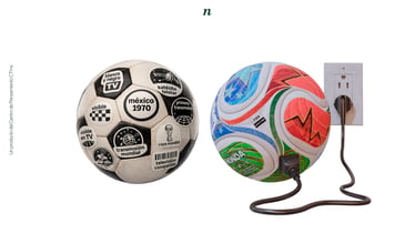 El mundo tecnológico detrás del fútbol: Del blanco y negro al balón con batería