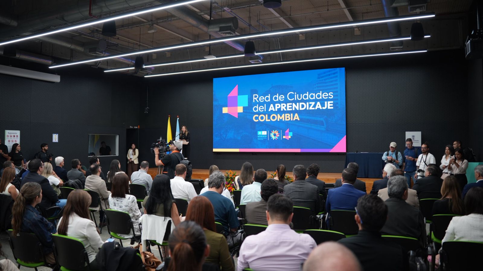 Ruta N fue sede de la reunión de alcaldes para la conformación de la Red de Ciudades del Aprendizaje de Colombia