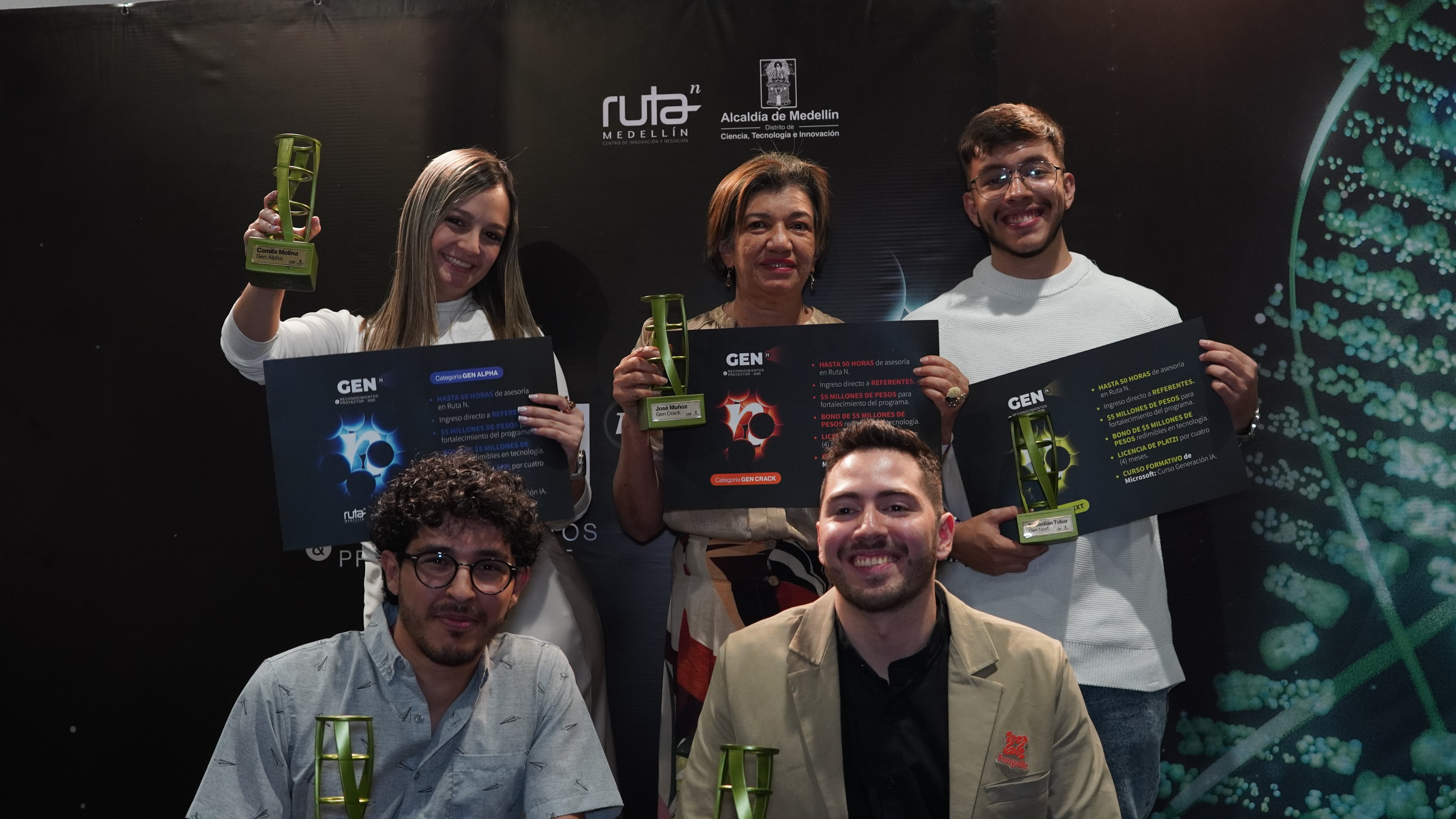 Cinco iniciativas juveniles que impulsan la innovación en Medellín fueron reconocidas con Proyector – Gen N