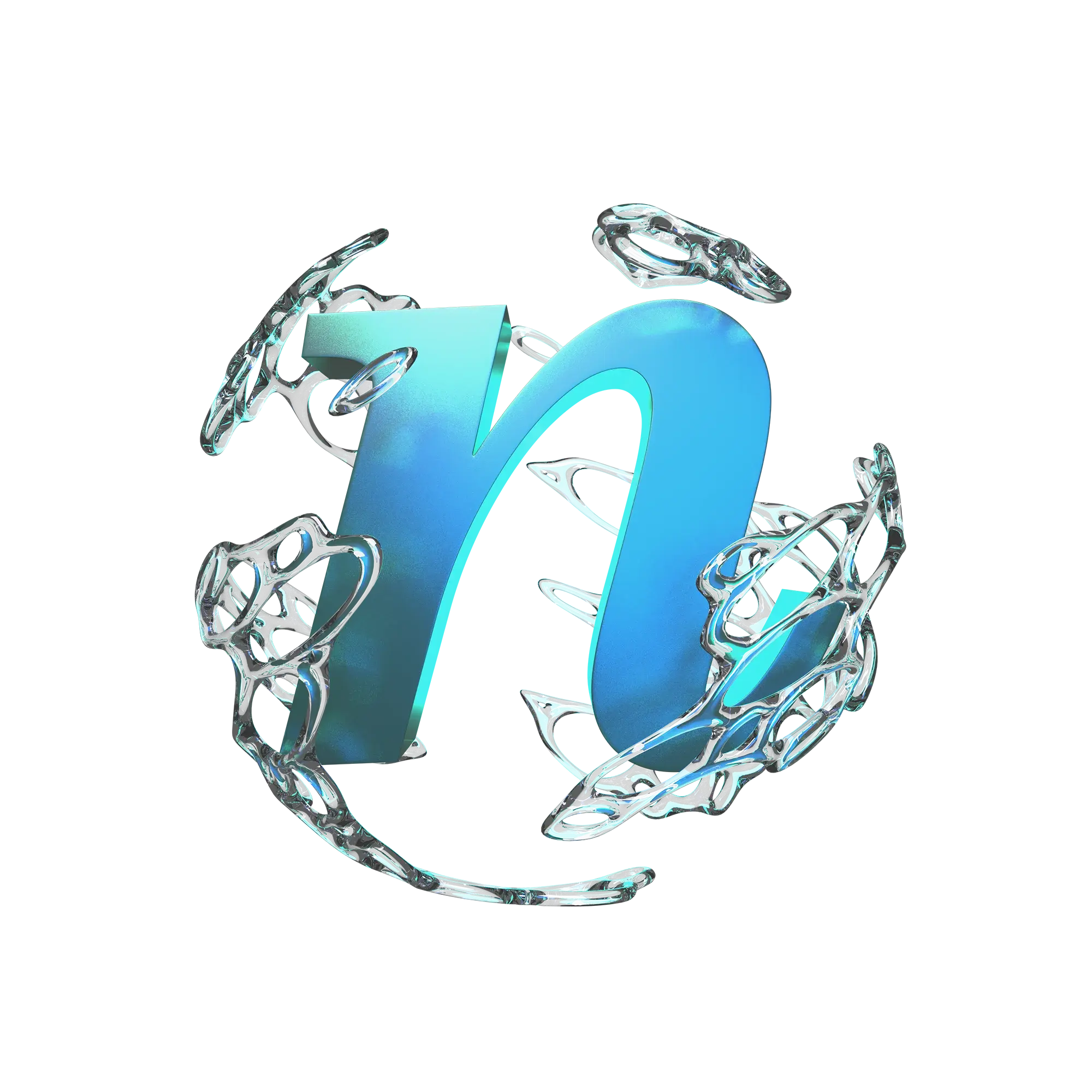 N glass particle
