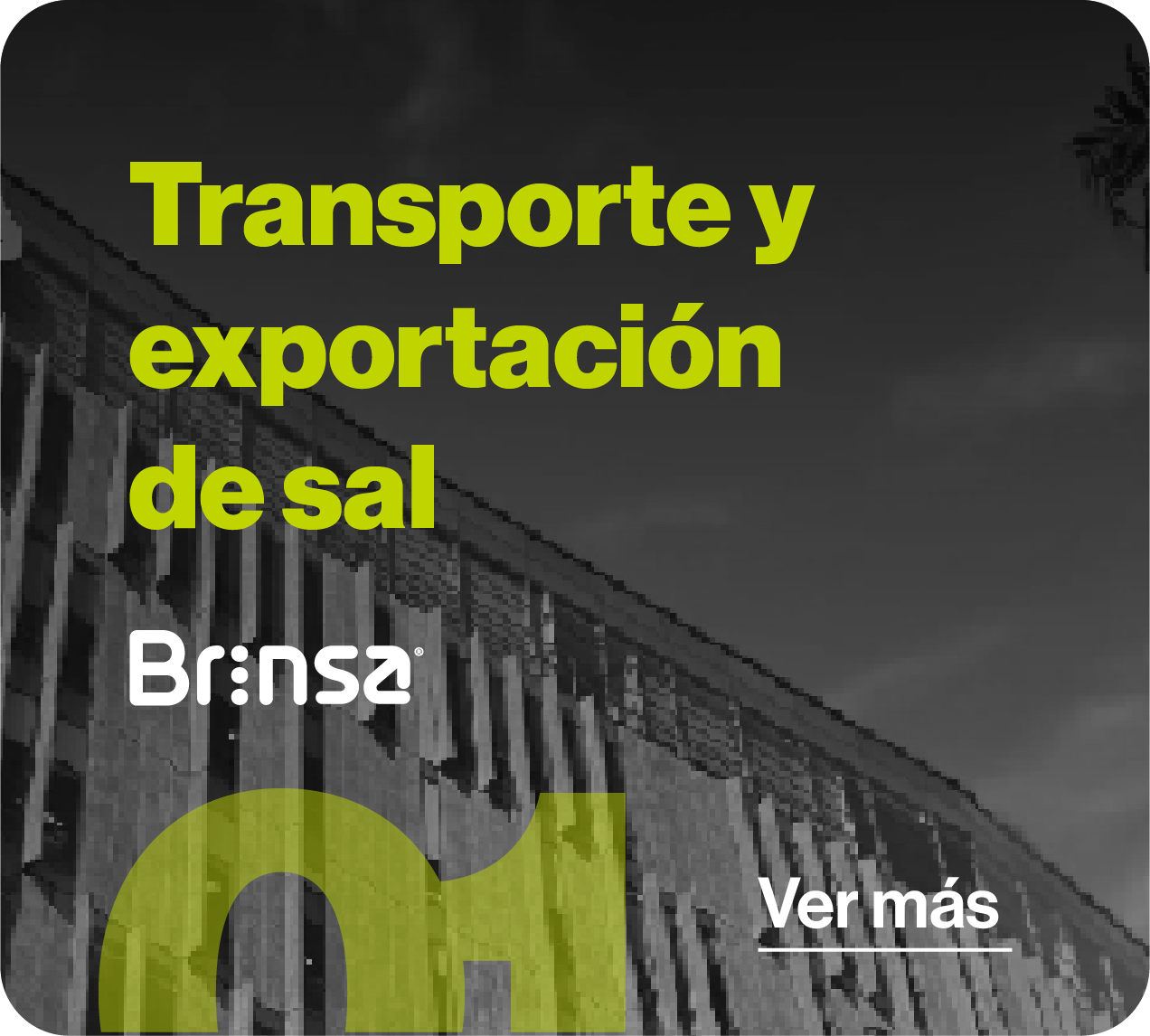 Transporte y exportación de sal